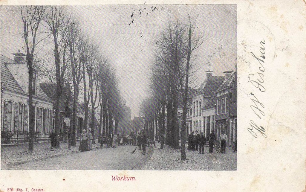703-204-003 Workum, Verzenden, Voor 1920, Friesland