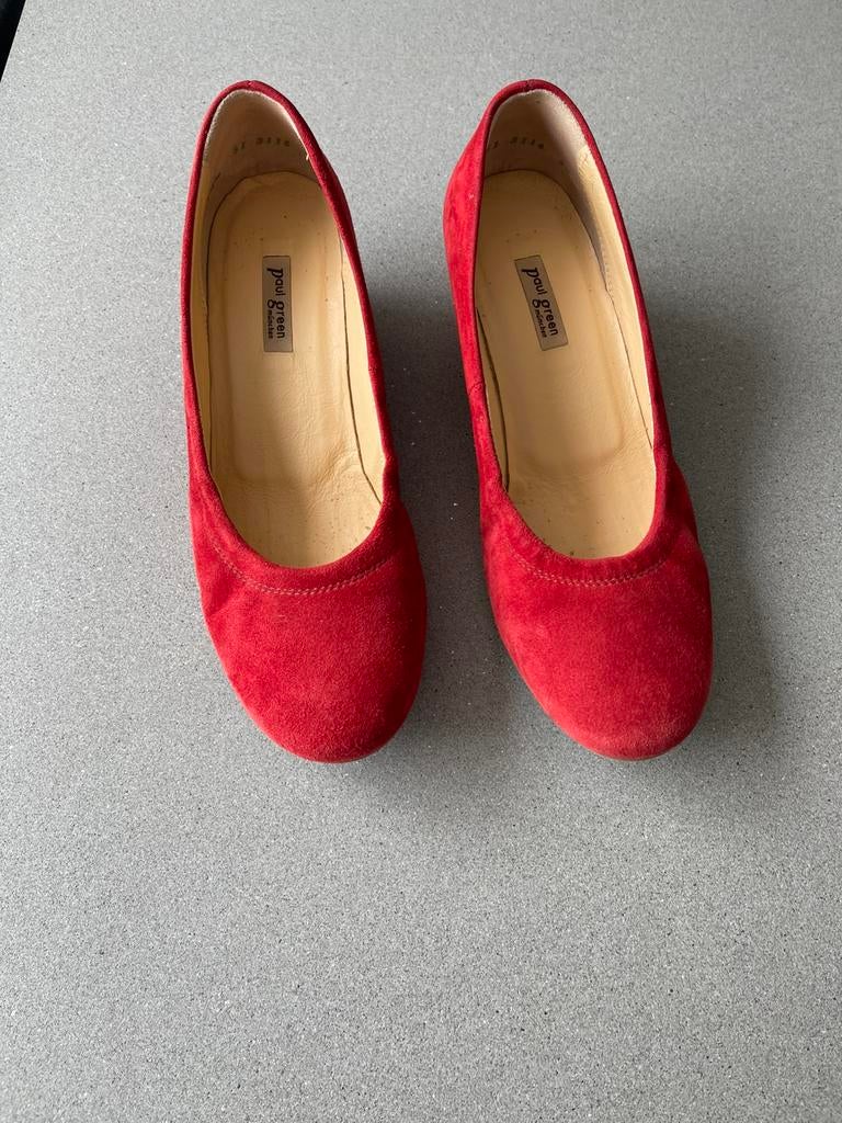 Paul Green instappers, Kleding | Dames, Schoenen, Ophalen of Verzenden, Zo goed als nieuw, Rood, Instappers