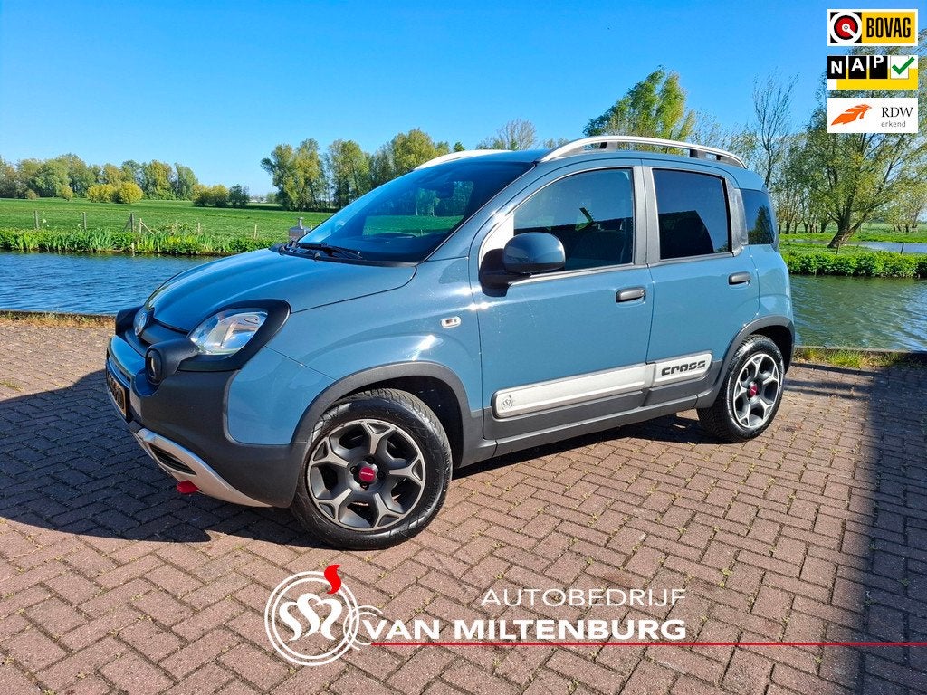 Fiat Panda 1.0 Hybrid Cross Airco Pdc Stoel- Voorruit verwar, Auto's, Fiat, Stof, Euro 6, Panda, Origineel Nederlands
