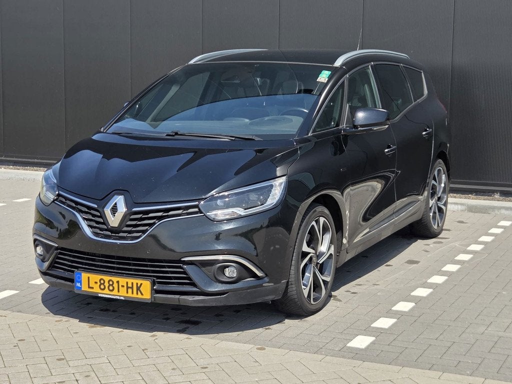 Renault Grand Scénic 1.3 TCe Intens 7p Automaat, Auto's, Renault, Euro 6, 4 cilinders, Parkeersensor, Zwart
