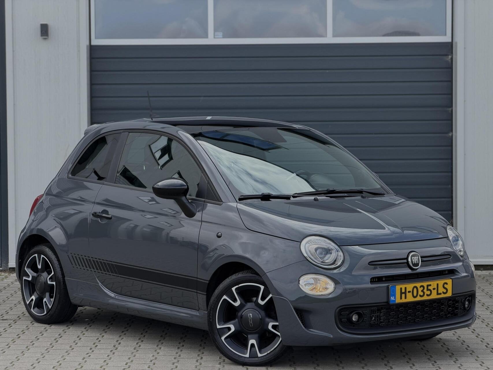 Fiat 500 0.9 TwinAir Turbo Rockstar / Pano / Luxe / *NAP*, Dealer onderhouden, Leder en Stof, Automatische klimaatregeling, Origineel Nederlands