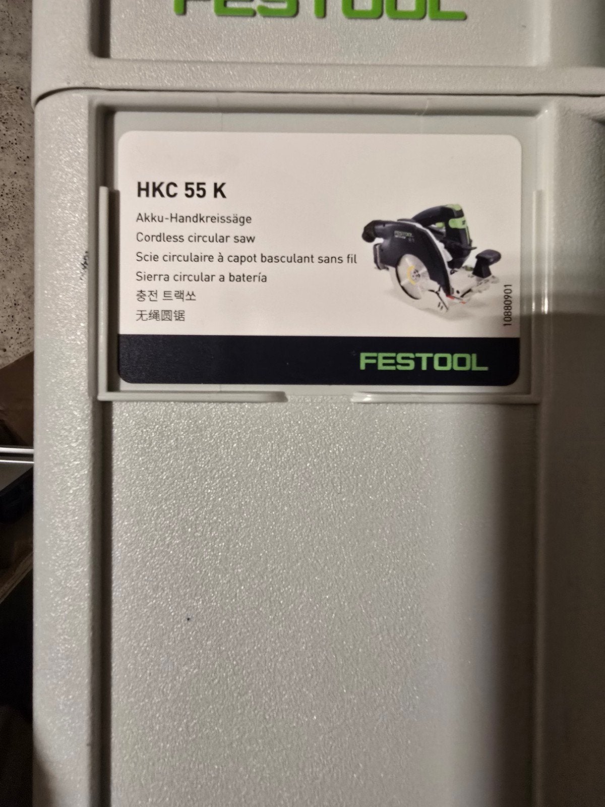 Foto 4 van Nieuwe Festool HKC 55 K Accu-Handcirkelzaag Set