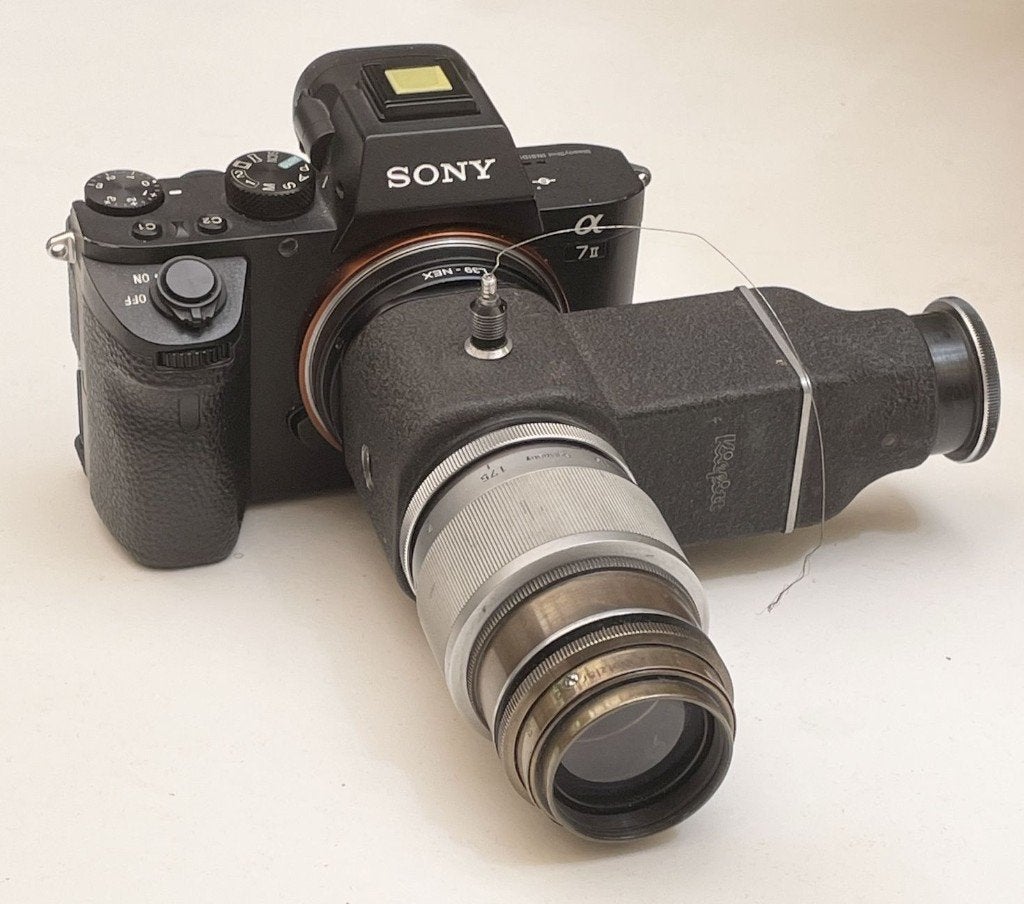 Leica Leitz Hektor 4.5/13.5cm set (met ZOOAN en Kilfitt), Ophalen of Verzenden