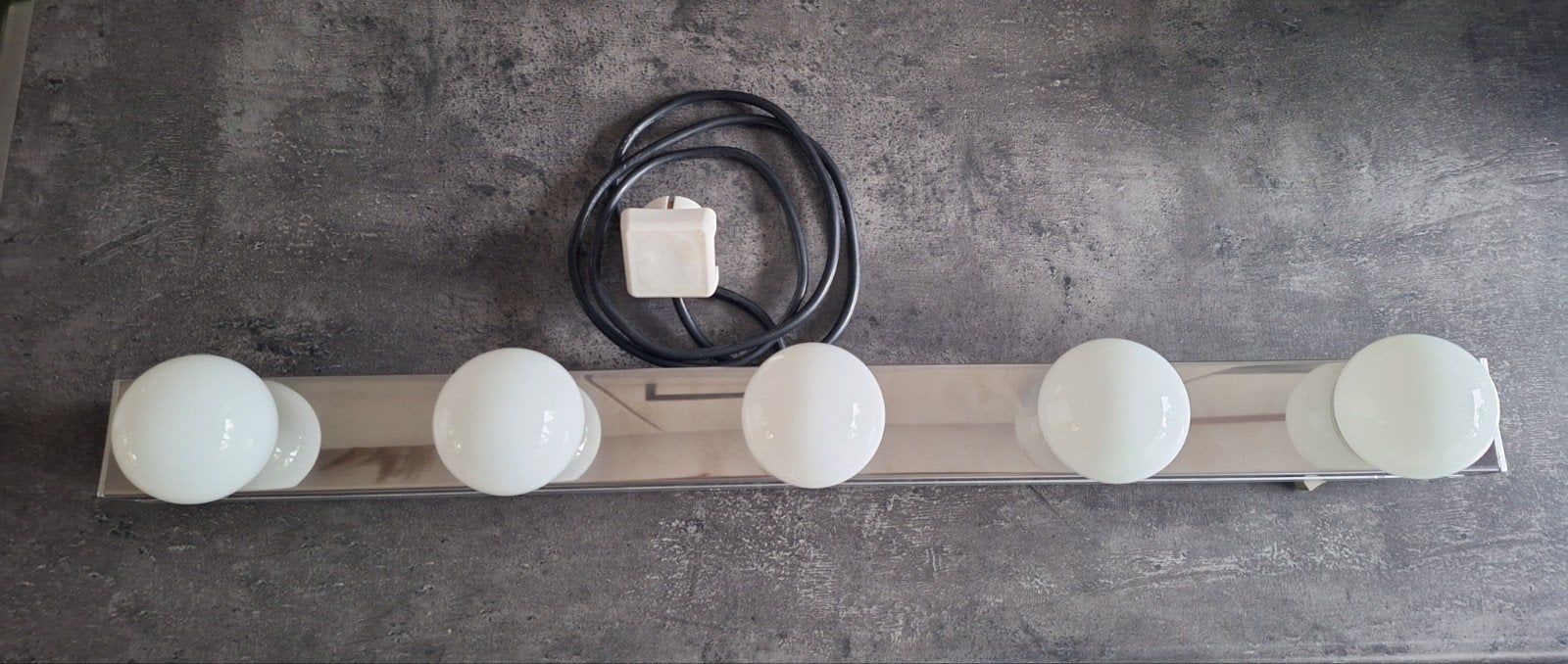 Ikea Musik Wandlamp Spiegellamp Verchroomd, Overige materialen, Gebruikt, IKEA, Ophalen of Verzenden
