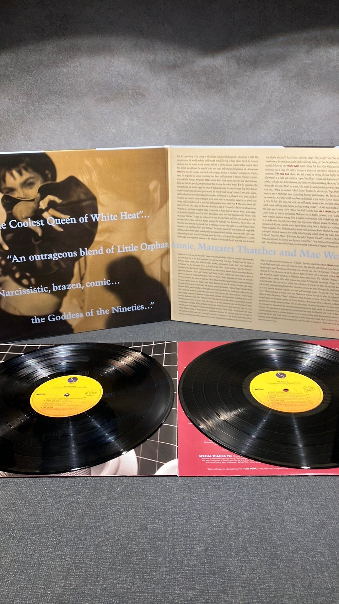 Madonna— The Immaculate Collection, Pop, Ophalen of Verzenden, Zo goed als nieuw, 12 inch