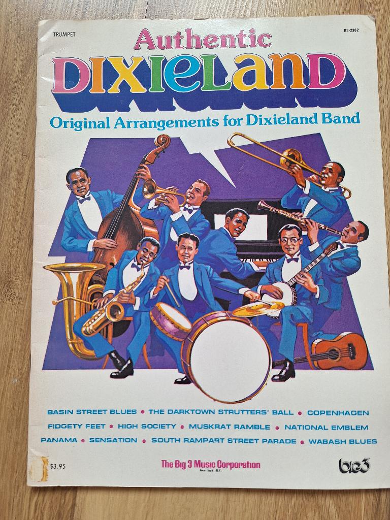 Authentic Dixieland, Muziek en Instrumenten, Instrumenten | Toebehoren, Zo goed als nieuw, Trompet, Ophalen of Verzenden