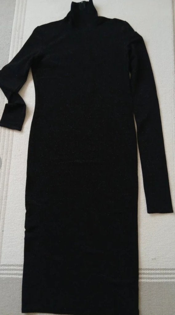 Prachtige jurk Ibana, Maat 38/40 (M), Zwart, Nieuw, Ophalen of Verzenden