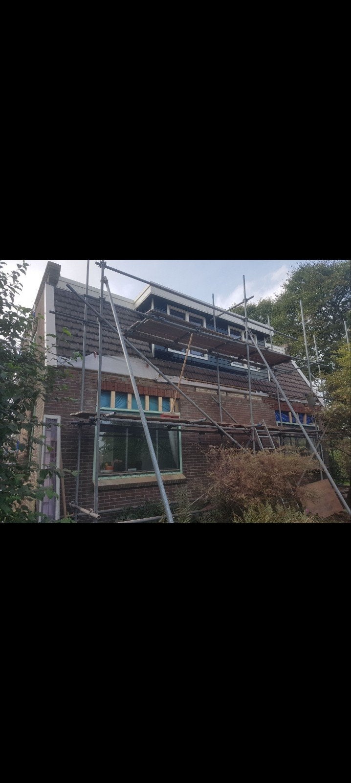 steiger te koop, Doe-het-zelf en Verbouw, Ophalen, Gebruikt, Gevelsteiger, 5 meter of hoger