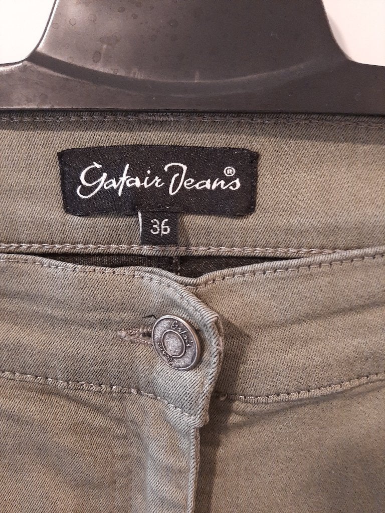 Gafair jeans. Type Serva Olijfgroene broek maat 36, Maat 36 (S), Lang, Gedragen, Verzenden
