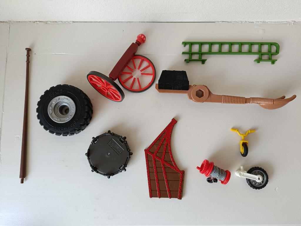 playmobil losse onderdelen voertuigen / ridders, Ophalen of Verzenden, Gebruikt