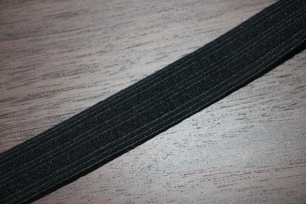 Restyle zwart basic dunnen elastiek - 2cm breed #3874, Ophalen of Verzenden, Nieuw, Lint, Band of Elastiek