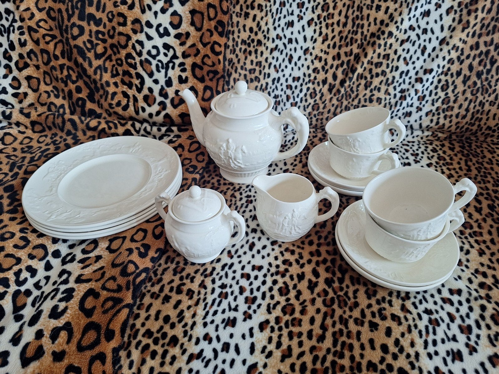 wedgwood jachtservies thee, Ophalen of Verzenden, Zo goed als nieuw, Wedgwood, Overige typen