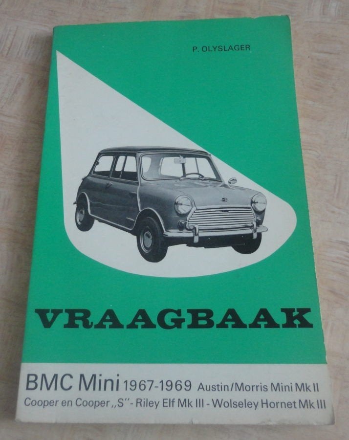 Vraagbaak BMC Mini 1967-1969, Auto diversen, Ophalen of Verzenden