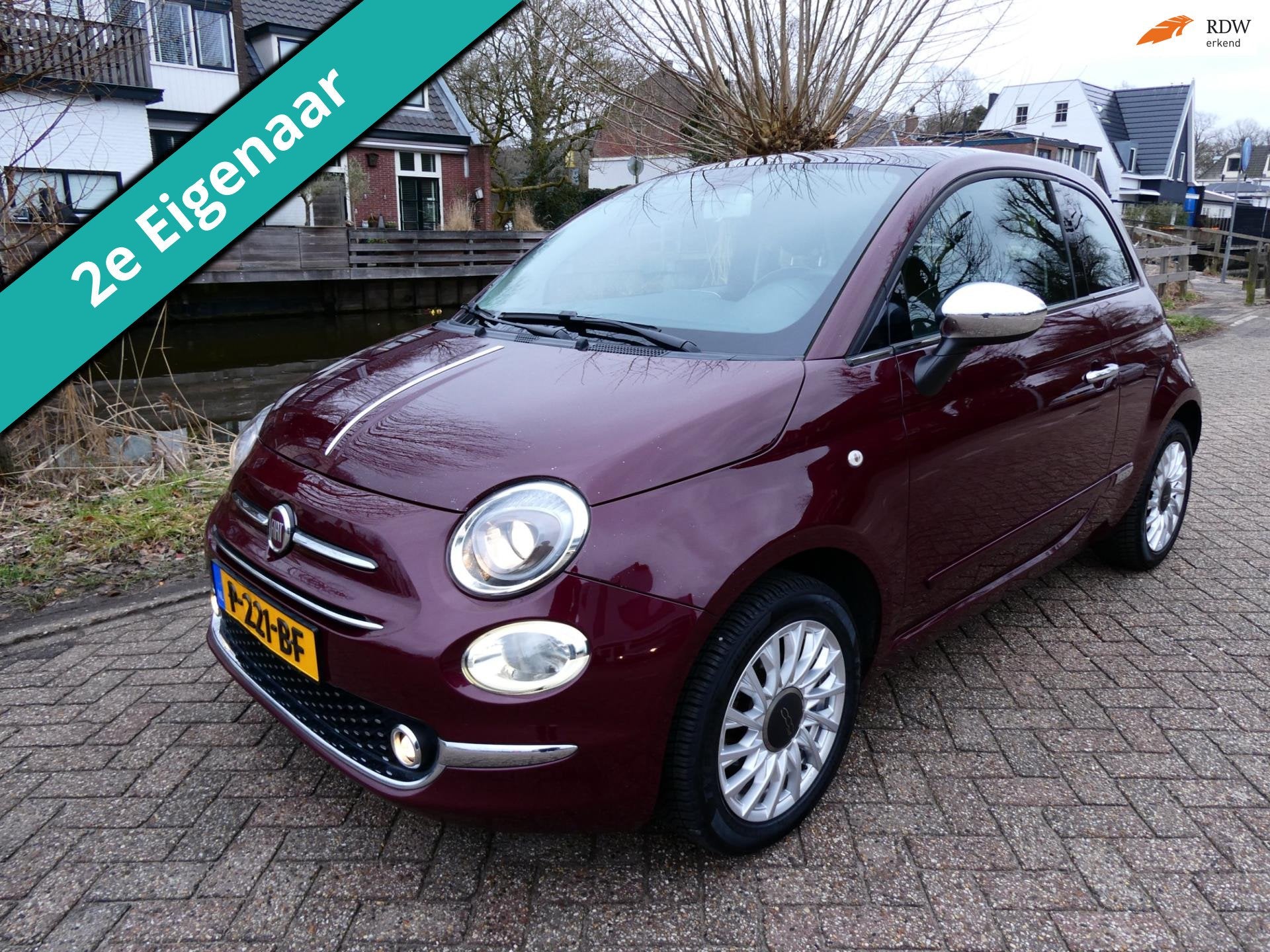Fiat 500 1.2 500S Facelift 4-Cilinder Airco Navi Digitaal Da, Auto's, Fiat, Voorwielaandrijving, Stof, 840 kg, Bedrijf