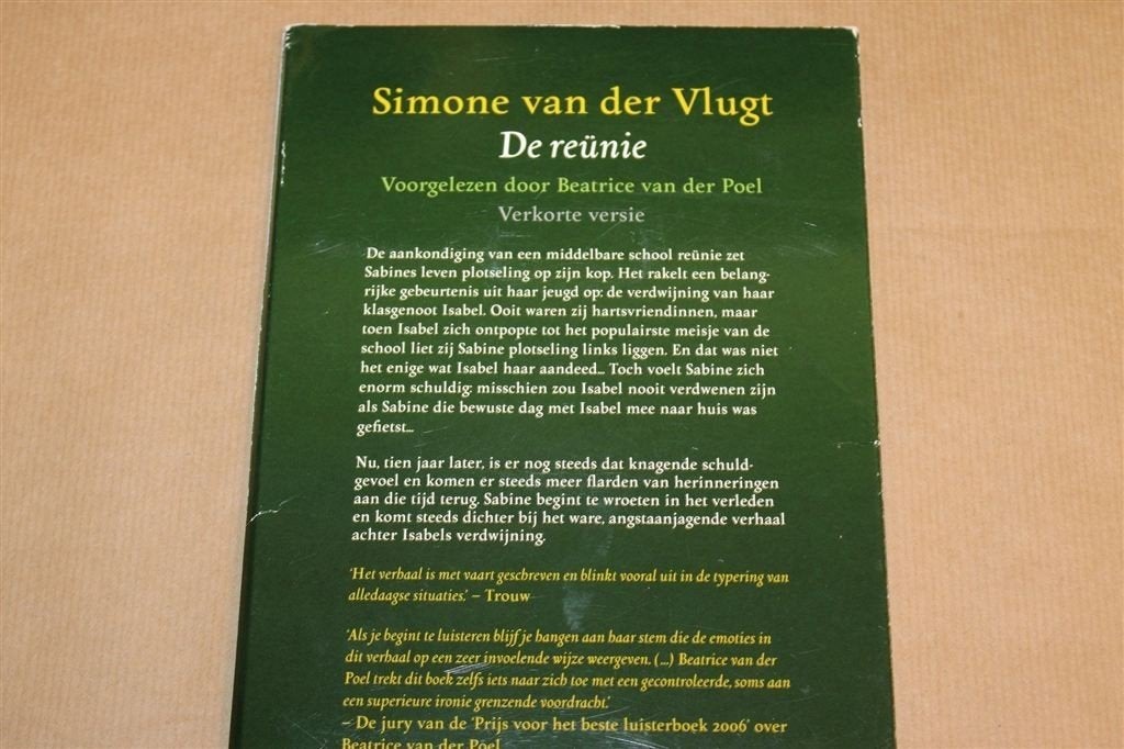De Reunie — Luisterboek Simone van der Vlugt, 6 CDs, Boeken, Ophalen of Verzenden