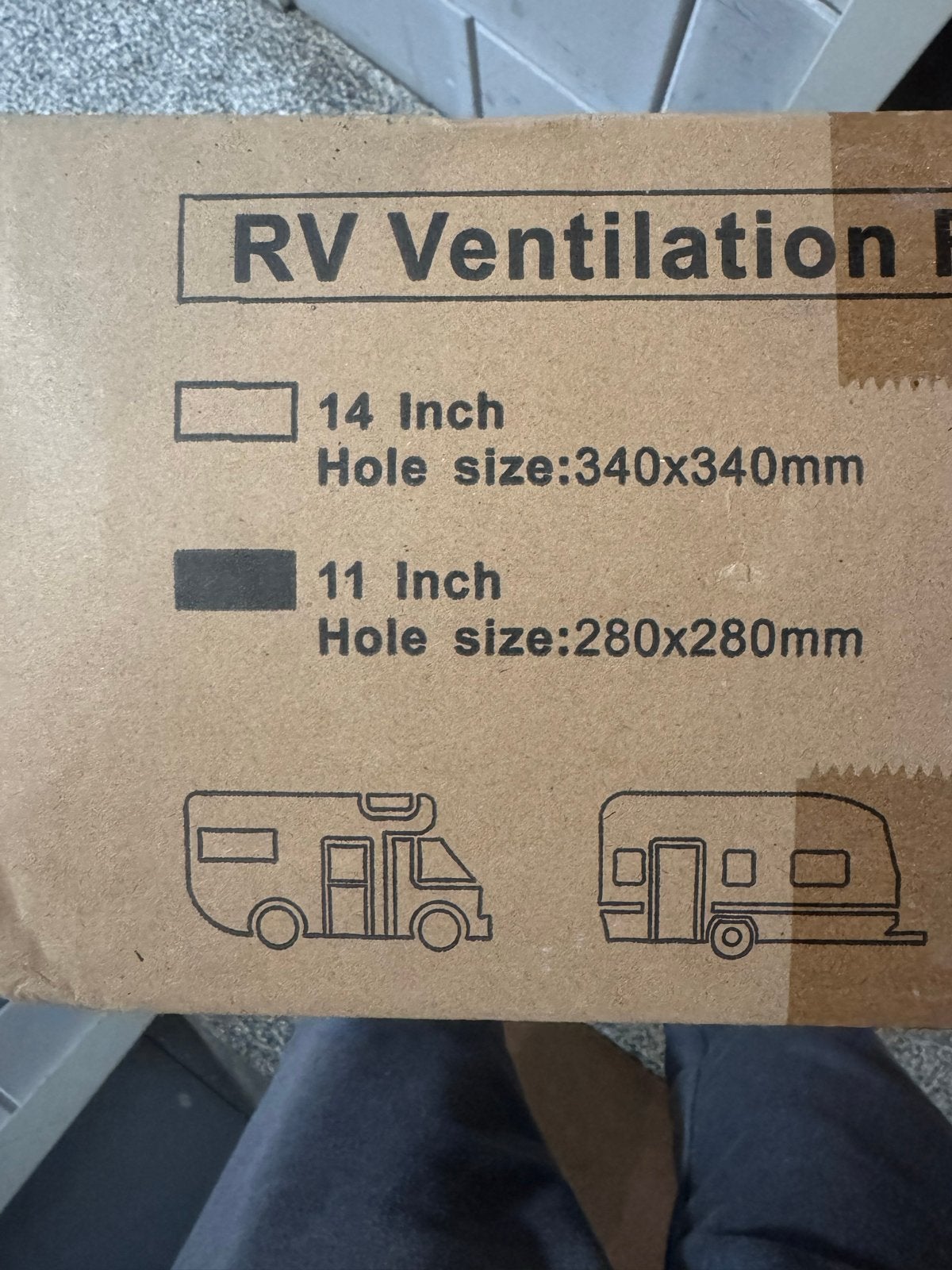 Nieuwe RV Ventilatie Fan voor Camper - Ongeopend, Ophalen, Nieuw