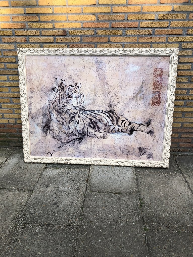 Schilderij, Paneel, Dieren, Ophalen of Verzenden, Tekening