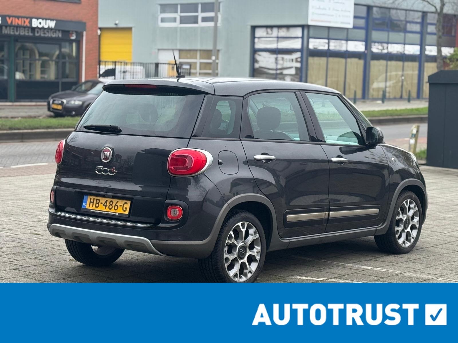 Fiat 500 L 0.9 TwinAir Trekking,1eigenaar,navigatie, cruise, Auto's, Voorwielaandrijving, Gebruikt, Euro 6, Leder en Stof