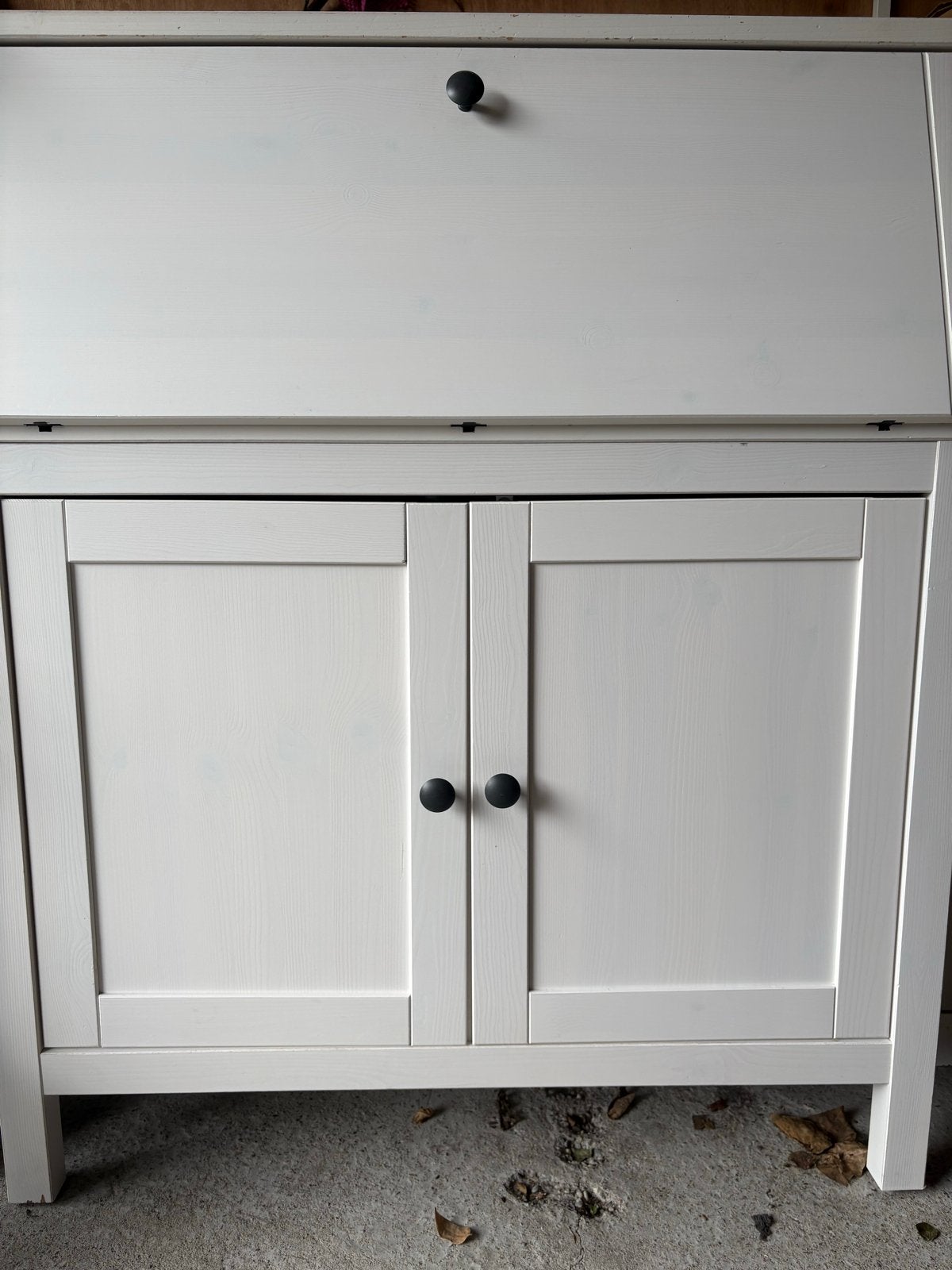 IKEA Hemnes secretaire - Wit - Lichte gebruikssporen, Ophalen, Gebruikt