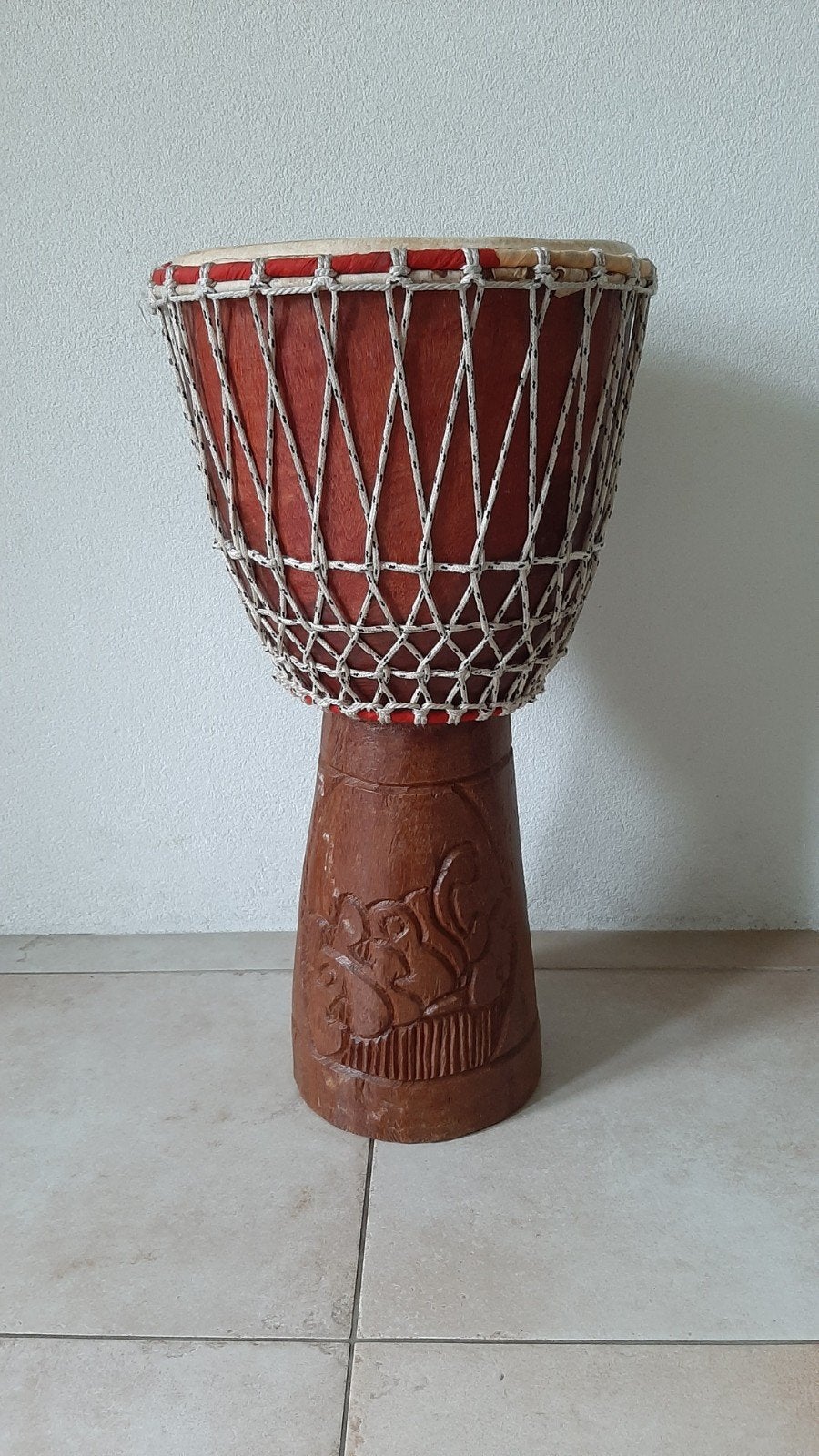 Djembé, Muziek en Instrumenten, Percussie, Ophalen, Zo goed als nieuw, Trommel