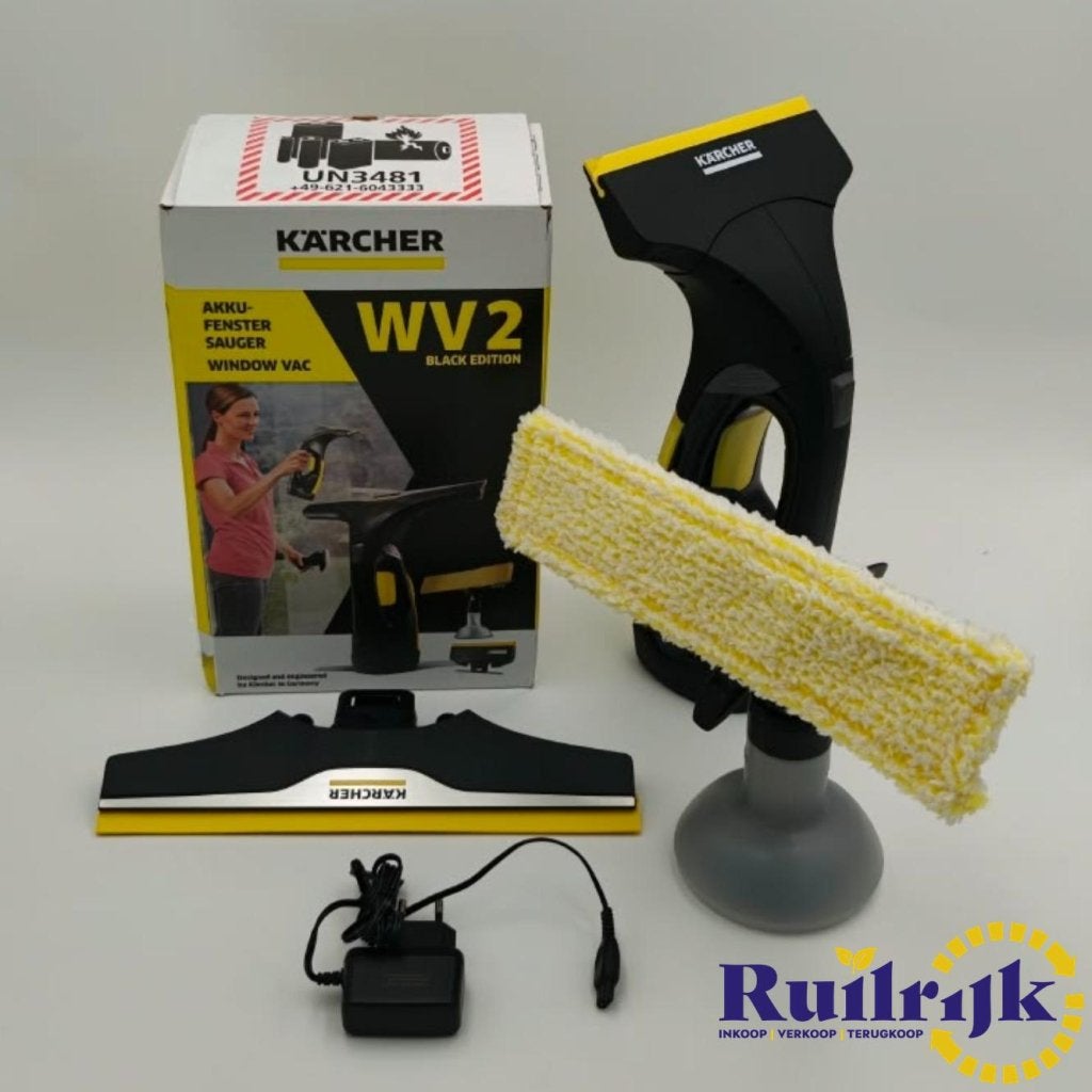 Kärcher Window Vac WV 2 Black Edition ramen wasser - Nieuw, Karcher, Zo goed als nieuw, Support@karcher.com, Alfred-Kärcher-Str. 28-40, 
71364 Winnenden
Germany