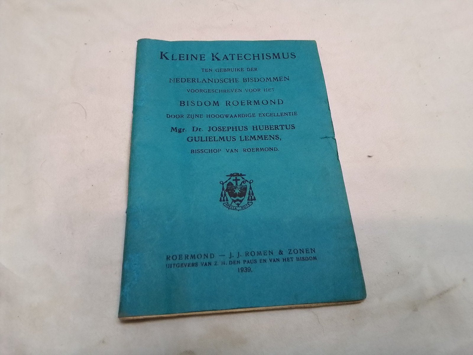 Kleine Katechismus Bisdom Roermond 1939, Ophalen of Verzenden, Gelezen, Mgr. Dr. Josephus Hubertus Gulielmus Lemmens, Christendom | Katholiek