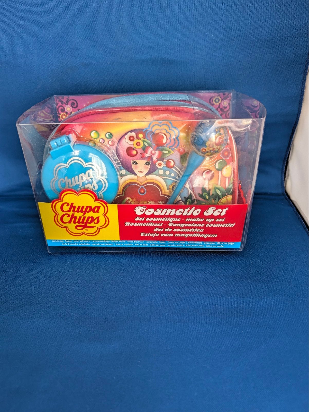 Chupa Chups Cosmetische Set - Make-up en Toebehoren, Ophalen of Verzenden, Zo goed als nieuw, Make-up, Blauw