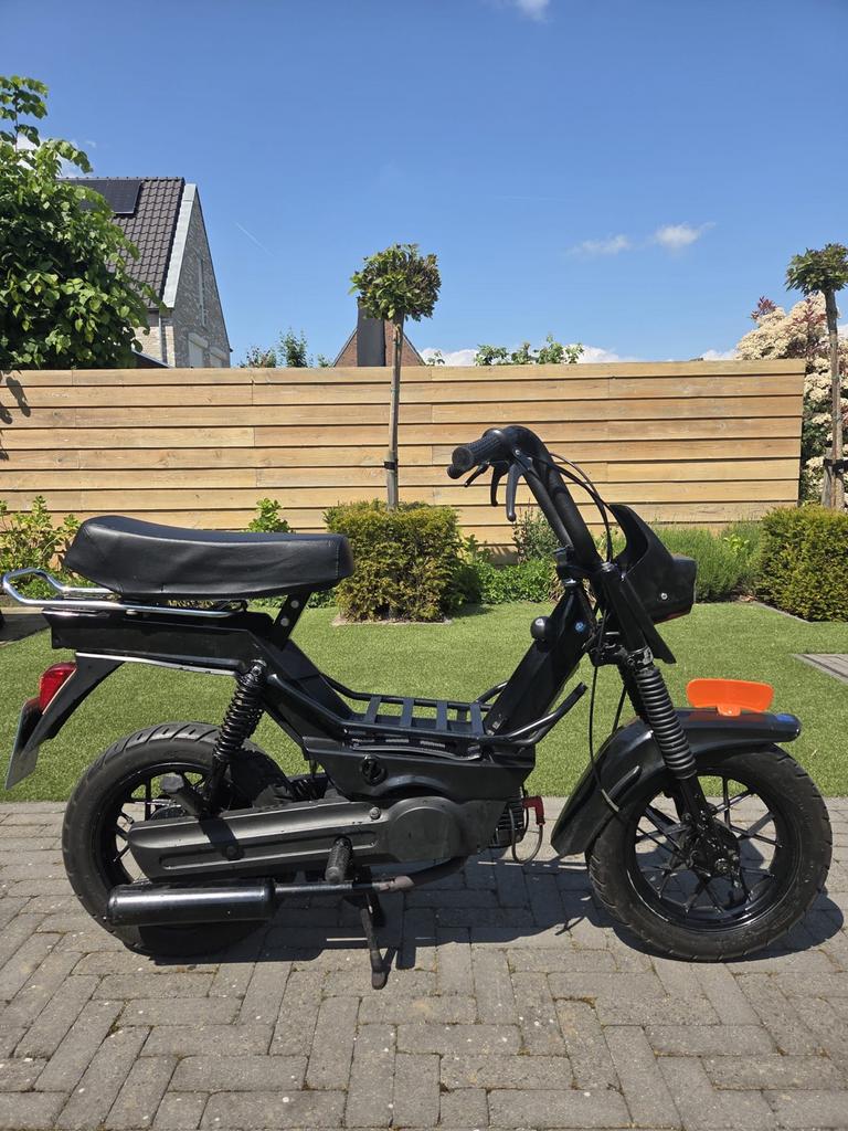 Zwarte Piaggio Citta snor brommer - Goed Onderhouden, Ophalen, Gebruikt, Overige modellen, 50 cc