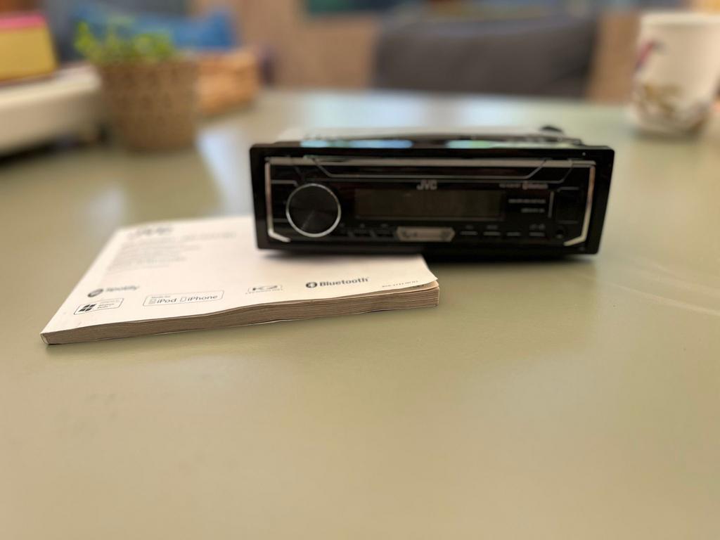 JVC KD-X351BT Autoradio met Bluetooth en USB, Ophalen of Verzenden, Zo goed als nieuw, Overige typen