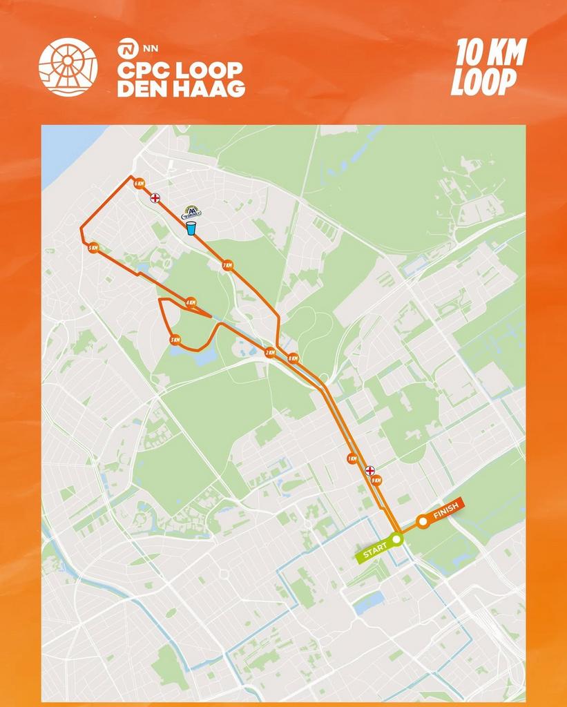 Startbewijs 10km CPC loop Den Haag, Ophalen of Verzenden, Zo goed als nieuw, Overige typen, Overige merken