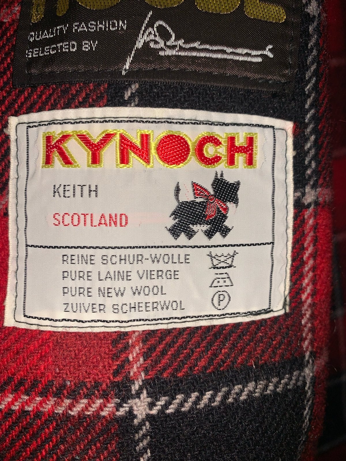 Kynoch  Schuurwol Jas - Grijs met Rood Geruite Voering, Kleding | Heren, Ophalen of Verzenden, Zo goed als nieuw, Overige maten