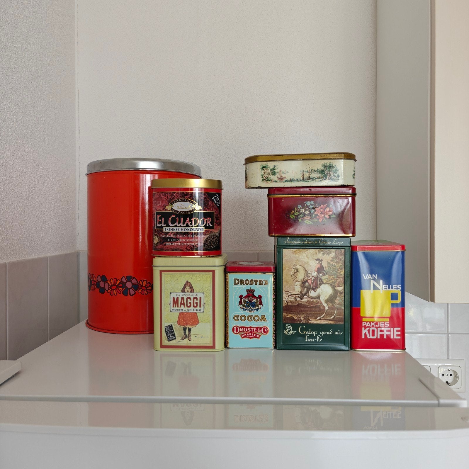 Vintage blikken, Antiek en Kunst, Ophalen of Verzenden
