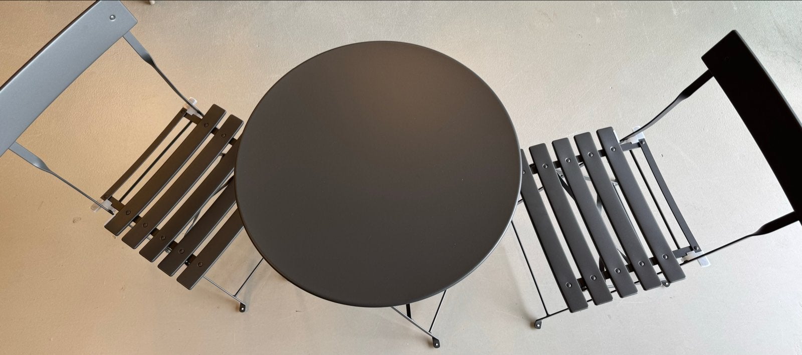 Bistro tuinset: ronde tafel met 2 stoelen, Tuin en Terras, Overige materialen, Eettafel, Nieuw, Tuinset