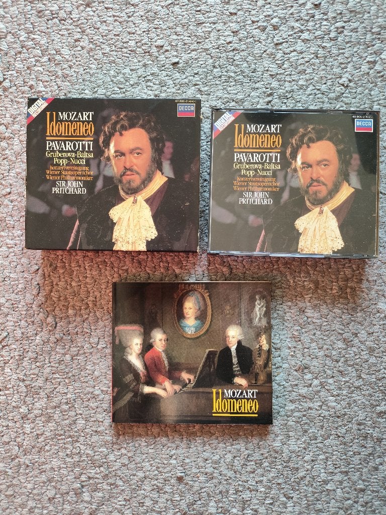 Mozart Idomeneo Pavarotti, Cd's en Dvd's, Cd's | Klassiek, Ophalen of Verzenden, Classicisme, Zo goed als nieuw, Kamermuziek