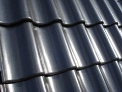 NIBRA Flachdachpan F-10-U Zwart engobe (232), Doe-het-zelf en Verbouw, Dakpannen en Dakbedekking, Ophalen, Overige materialen