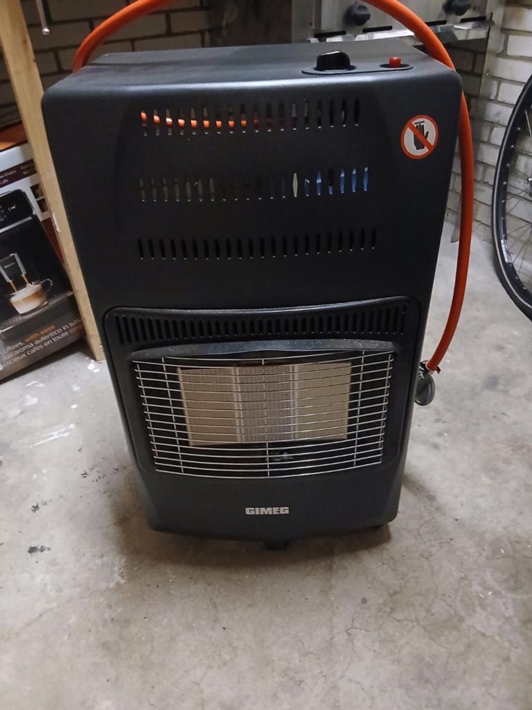 Gimeg gaskachel zgan., Ophalen of Verzenden, Zo goed als nieuw, Gas, Gaskachel