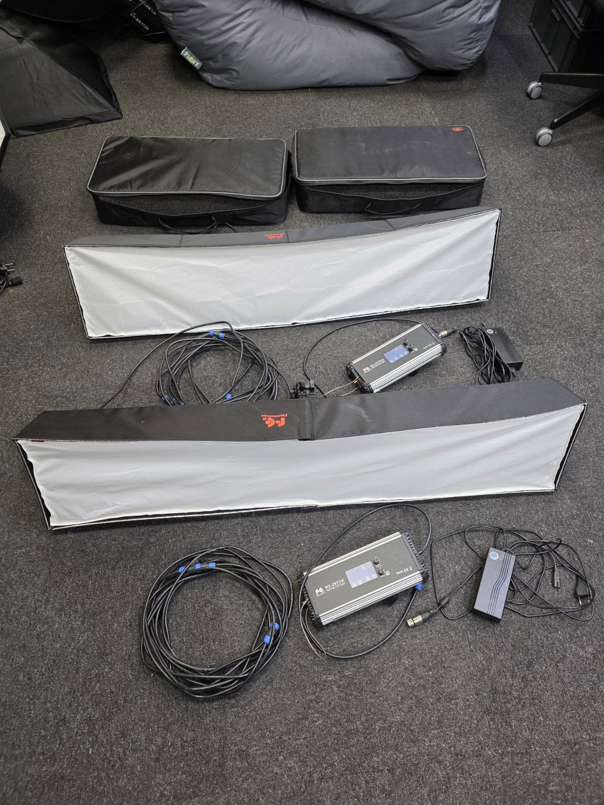 Falcon Eyes RX-29TDX Roll-Flex LED Lichtset (2 stuks), Ophalen, Zo goed als nieuw, Lamp of Flitsset