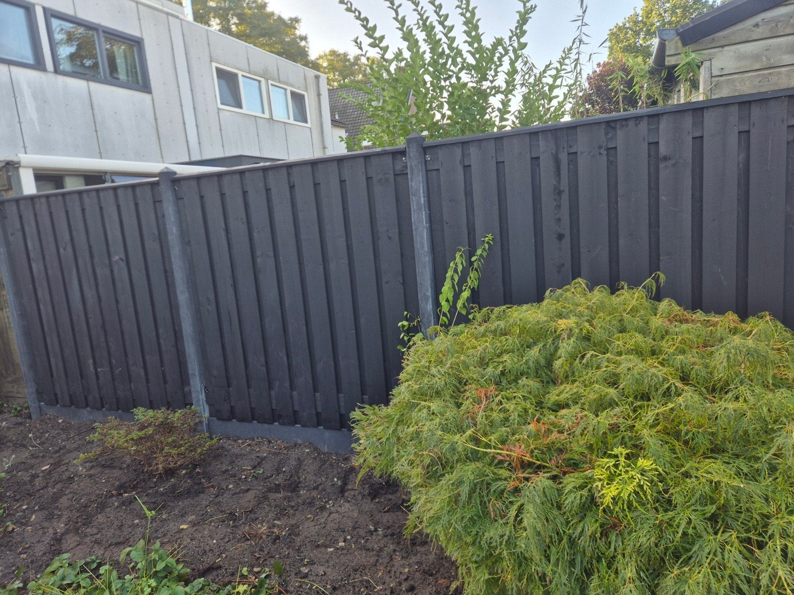 50 schermen zwart gespoten nieuw., 1 tot 2 meter, Minder dan 3 meter, Nieuw, Ophalen of Verzenden