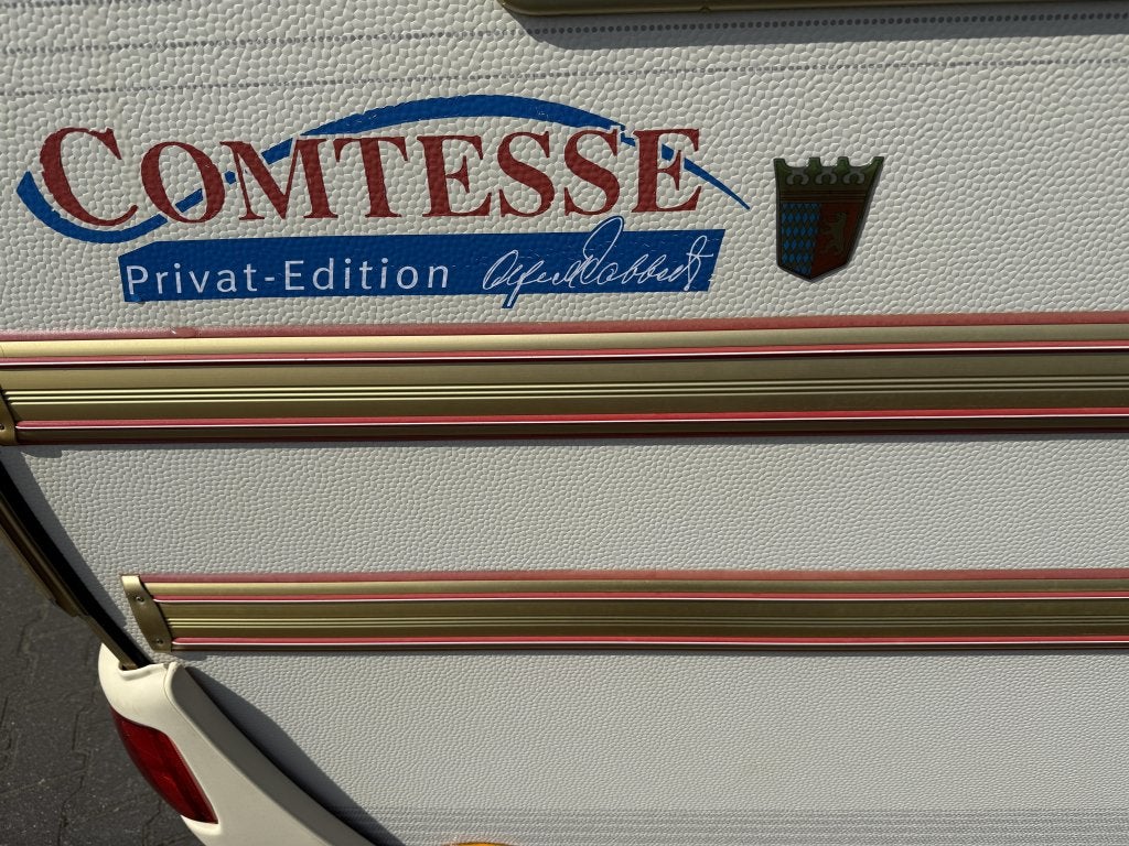 Tabbert Comtesse 560 2 Aparte bedden + Rondzit # zeer netjes, Schokbreker, Lengtebed, Rondzit, Tabbert