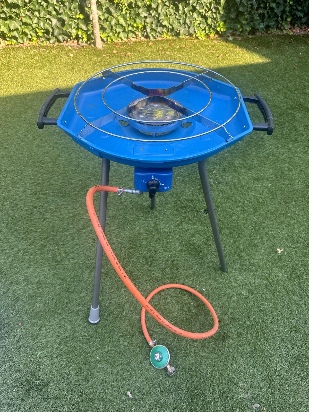 Campingaz Skottelbraai met diverse accessoires, Ophalen, Gebruikt