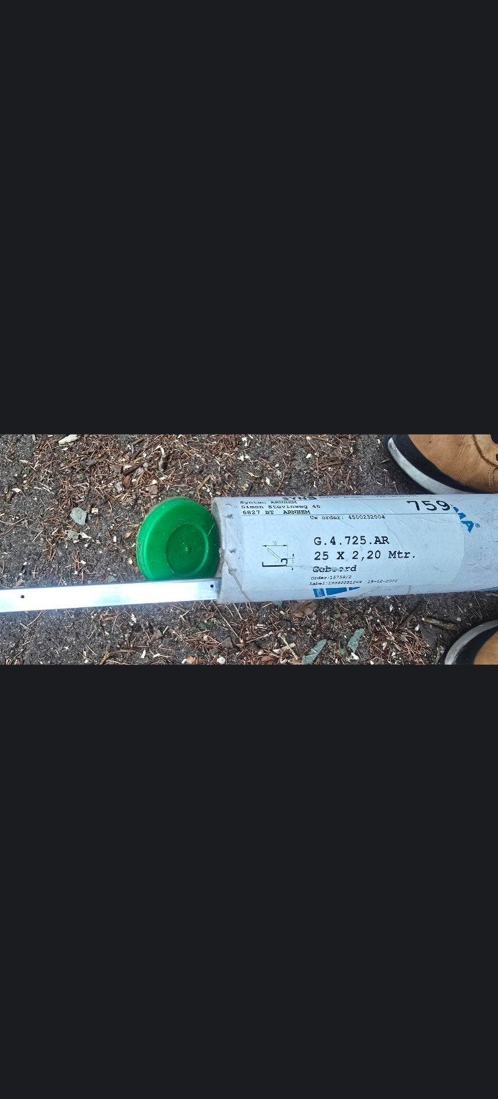 tochtstrips aluminium rubber geboord, Overige materialen, Zo goed als nieuw, 15 m² of meer, Ophalen