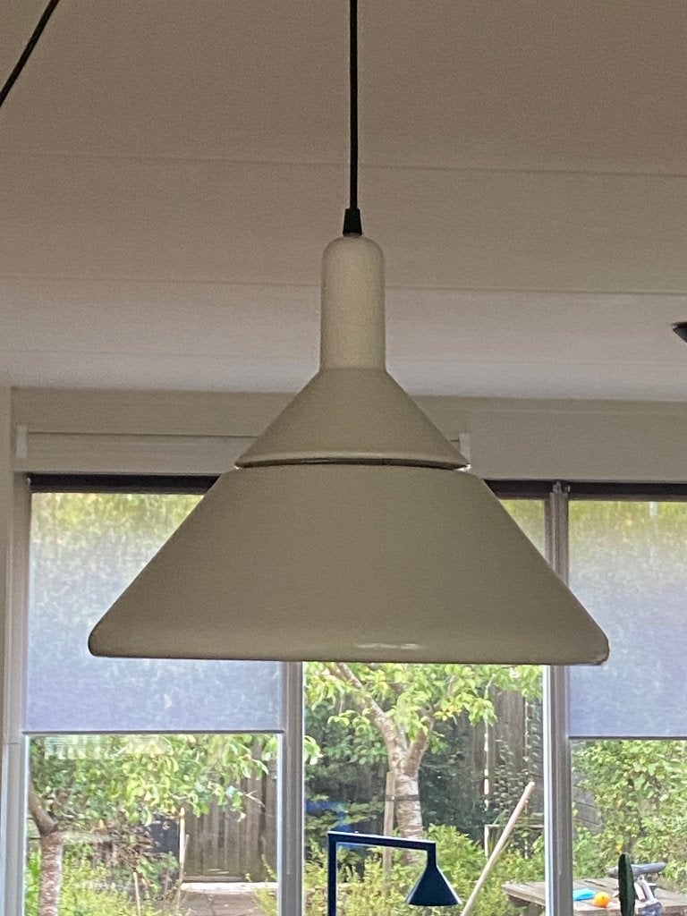 Vintage hanglamp van de Nordisk Solar Compagni, Ophalen, Metaal