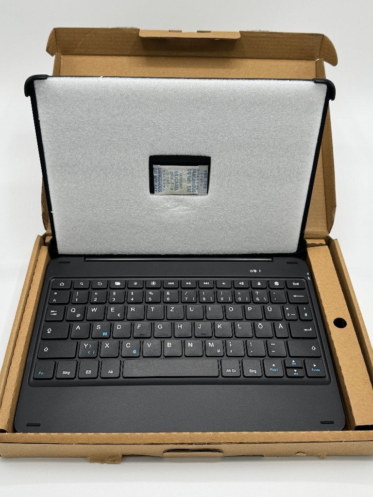 Fintie Draadloos Toetsenbord + Afneembare Hoes Fire HD 10, 10 inch, Nieuw, Bescherming voor- en achterkant, Ophalen of Verzenden