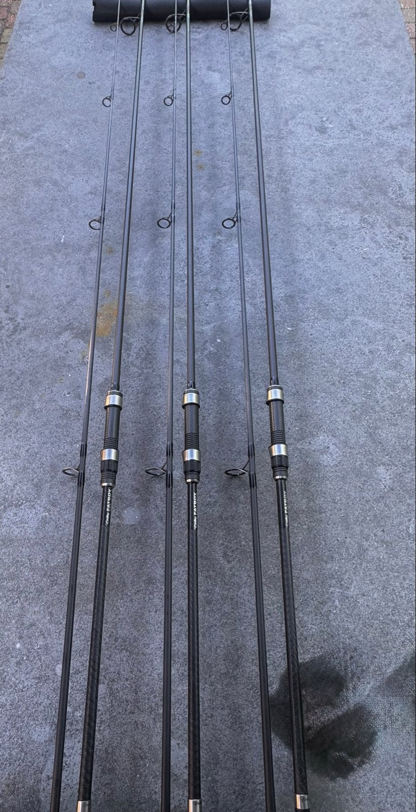 3x Century Fatboy Slim Karperhengels 12ft 2.75lb, Watersport en Boten, Ophalen, Gebruikt, Werphengel