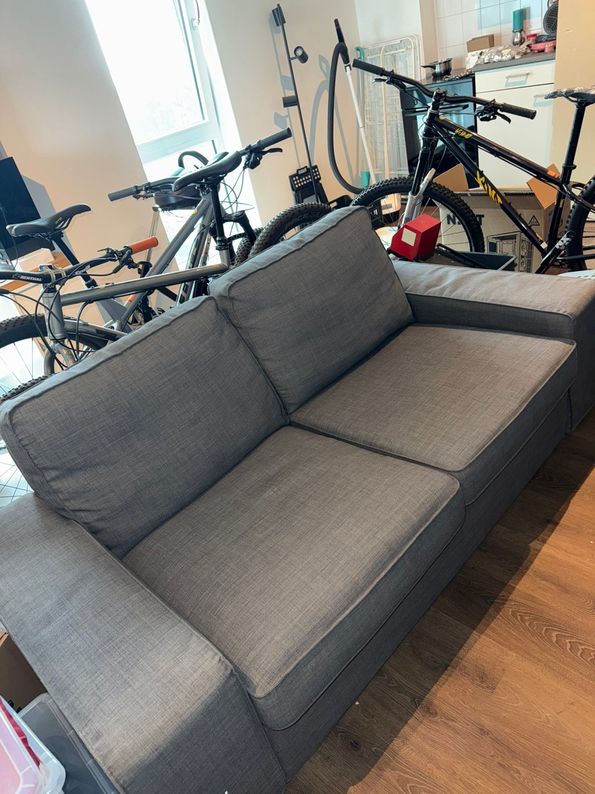 Nette Kivik Bank, Ophalen, 150 tot 200 cm, Tweepersoons, 75 tot 100 cm
