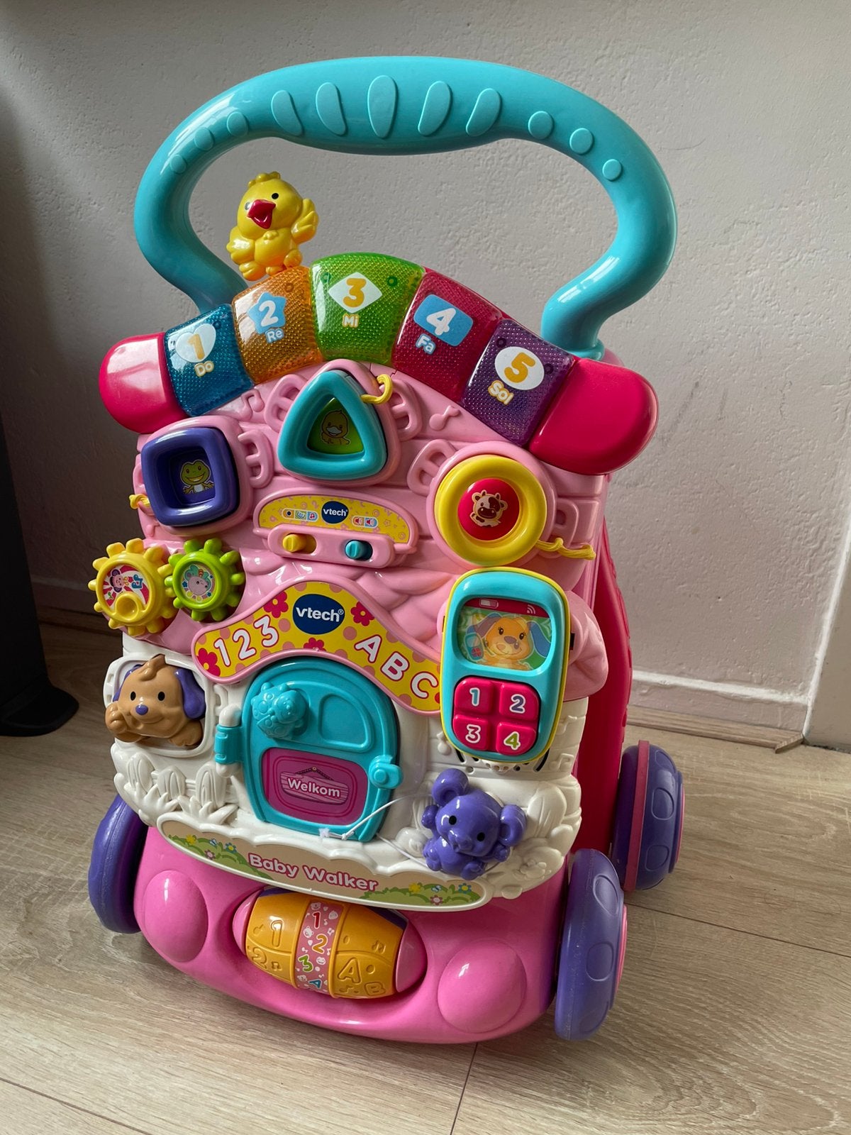 Vtech loopwagen, Ophalen, Zo goed als nieuw, 6 maanden tot 2 jaar