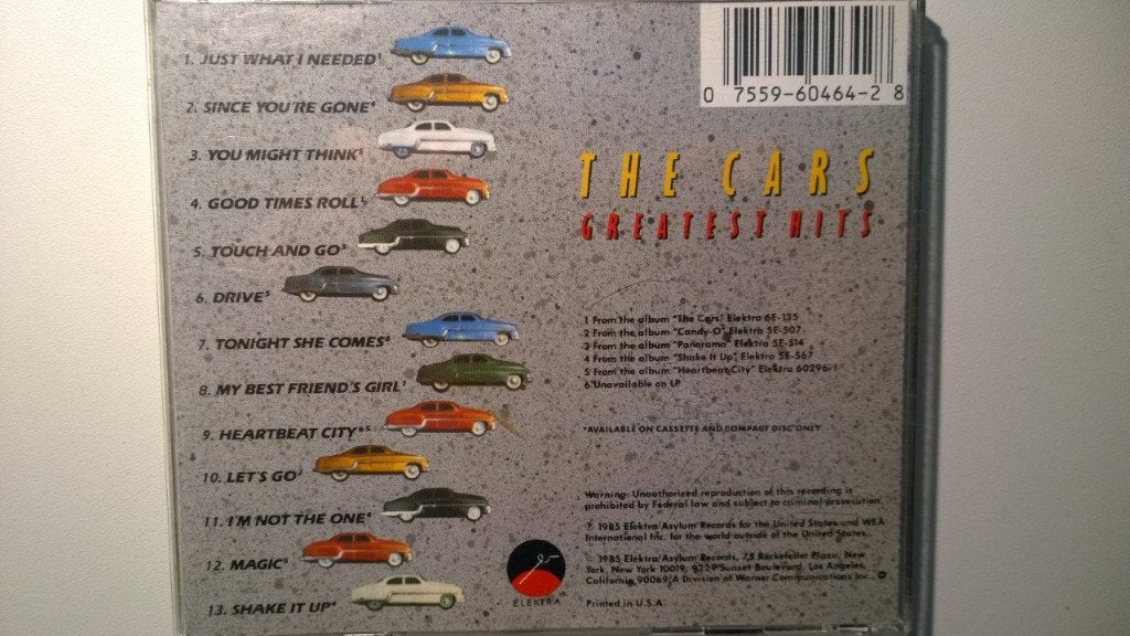 The Cars - The Cars Greatest Hits, Ophalen of Verzenden, Zo goed als nieuw, Pop, Album