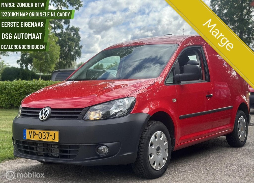 ✅Volkswagen Caddy L1H1 1.6 TDI 102 PK Automaat Airco Marge, Euro 5, Gebruikt, 4 cilinders, Volkswagen