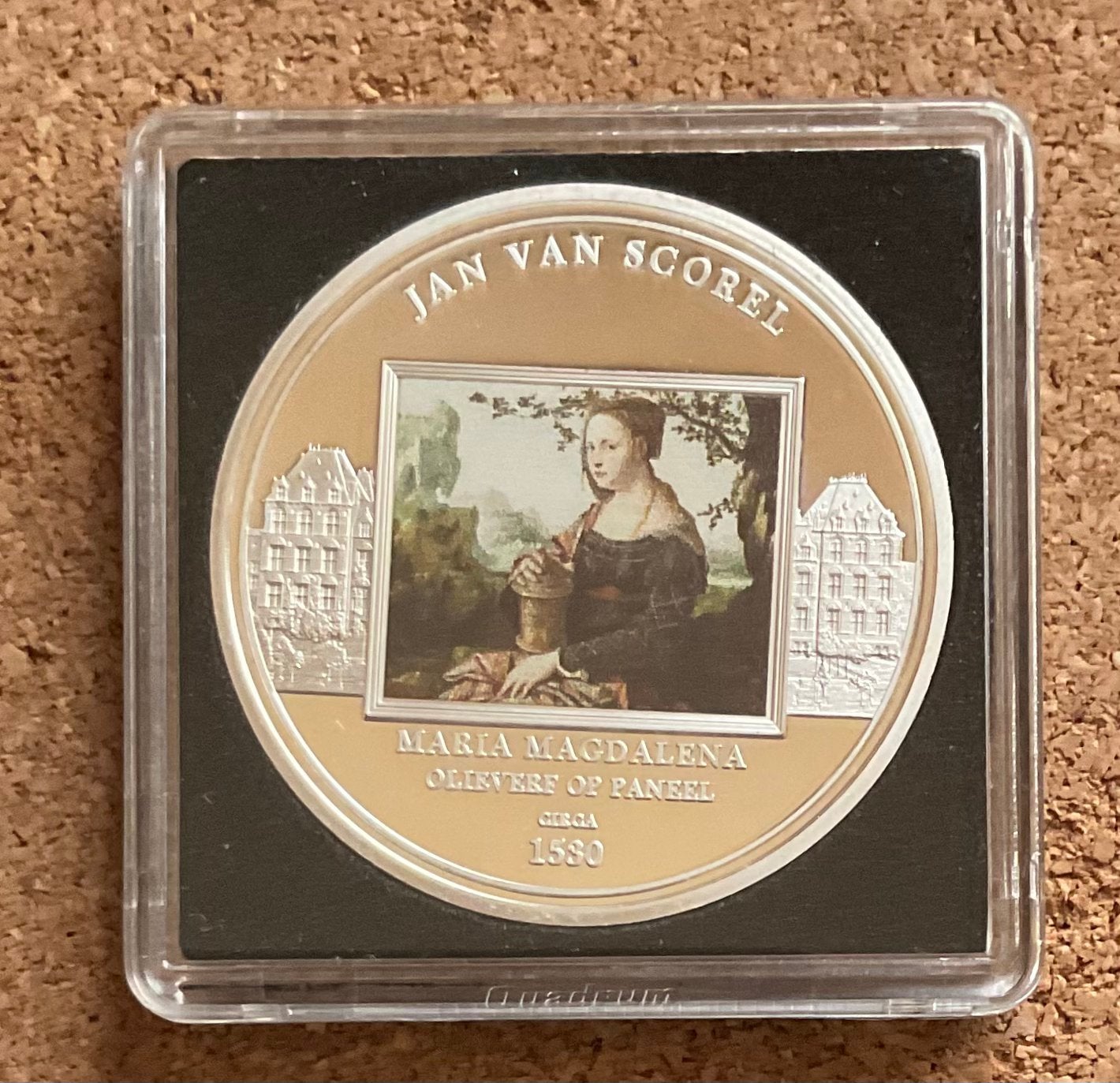 Penning Rijksmuseum - JAN VAN SCOREL - Maria Magdalena, Postzegels en Munten, Ophalen of Verzenden, Overige materialen, Nederland