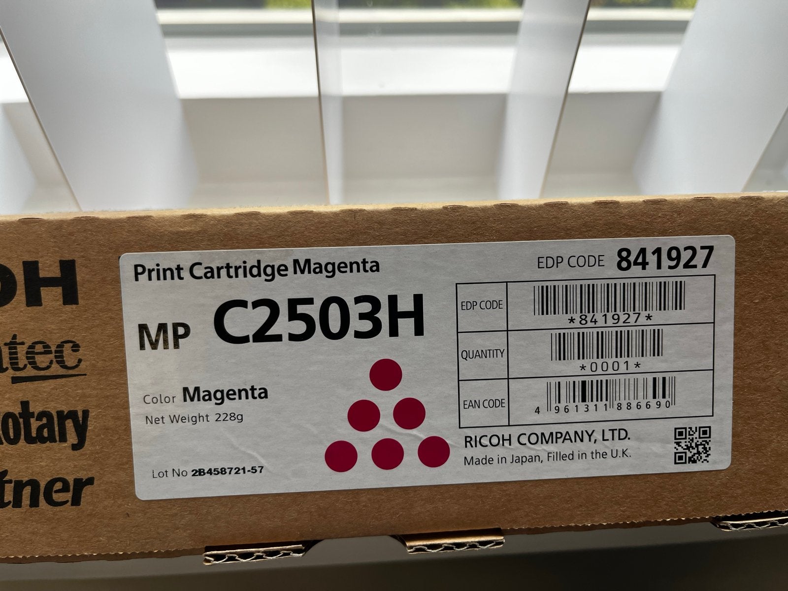 Ricoh MP C2503H Magenta Print Cartridge - Nieuw, Ophalen, G, Overige typen, M